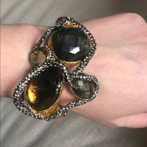 Alexis Bittar stone-encrusted bracelet